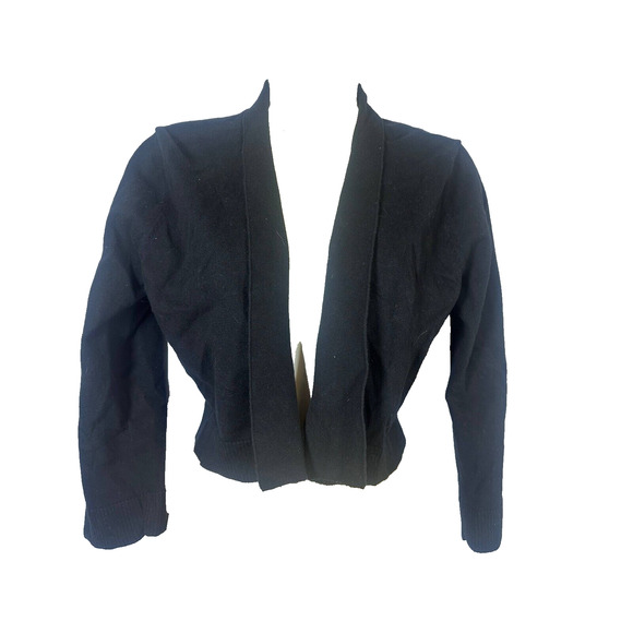 Calvin Klein Sweaters - Calvin Klein Retro Open Front Cropped Cardigan Size Large 90s Shrug Work Casual